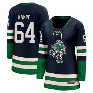 Women's David Kampf Vancouver Canucks Fanatics Branded Breakaway Navy Special Edition 2.0 Jersey