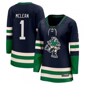 Women's Kirk Mclean Vancouver Canucks Fanatics Branded Breakaway Navy Special Edition 2.0 Jersey