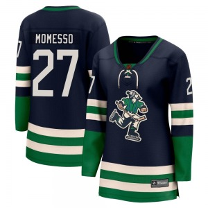Women's Sergio Momesso Vancouver Canucks Fanatics Branded Breakaway Navy Special Edition 2.0 Jersey