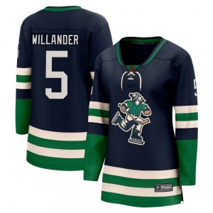 Women's Tom Willander Vancouver Canucks Fanatics Branded Breakaway Navy Special Edition 2.0 Jersey