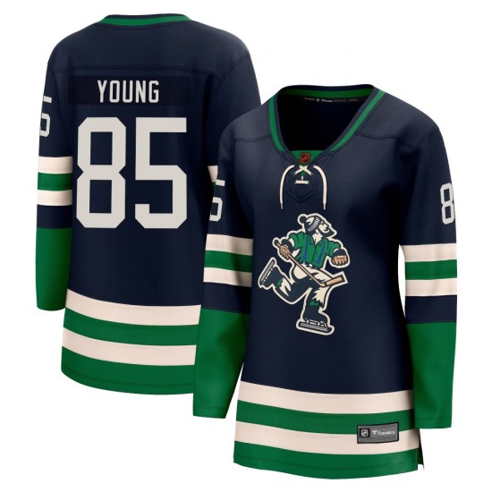 Women's Ty Young Vancouver Canucks Fanatics Branded Breakaway Navy Special Edition 2.0 Jersey
