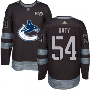 Aatu Raty Vancouver Canucks Authentic Black 1917-2017 100th Anniversary Jersey