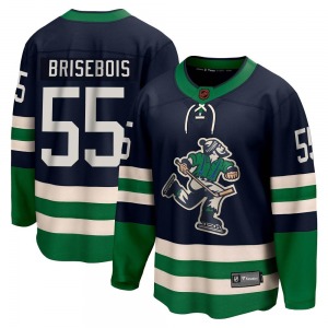 Youth Guillaume Brisebois Vancouver Canucks Fanatics Branded Breakaway Navy Special Edition 2.0 Jersey