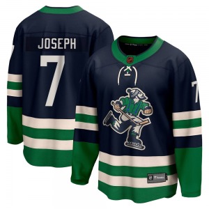 Youth Pierre-Olivier Joseph Vancouver Canucks Fanatics Branded Breakaway Navy Special Edition 2.0 Jersey