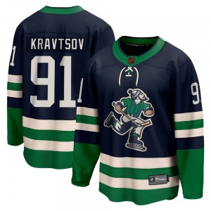 Youth Vitali Kravtsov Vancouver Canucks Fanatics Branded Breakaway Navy Special Edition 2.0 Jersey