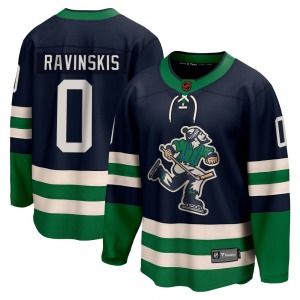 Youth Anri Ravinskis Vancouver Canucks Fanatics Branded Breakaway Navy Special Edition 2.0 Jersey