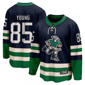 Youth Ty Young Vancouver Canucks Fanatics Branded Breakaway Navy Special Edition 2.0 Jersey