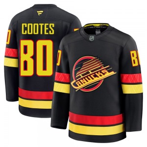 Youth Braeden Cootes Vancouver Canucks Fanatics Premium Black Alternate Jersey