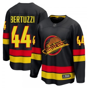 Todd Bertuzzi Vancouver Canucks Fanatics Breakaway Black Alternate Jersey