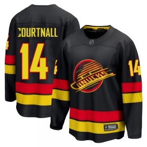 Geoff Courtnall Vancouver Canucks Fanatics Breakaway Black Alternate Jersey