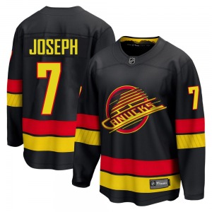 Pierre-Olivier Joseph Vancouver Canucks Fanatics Breakaway Black Alternate Jersey