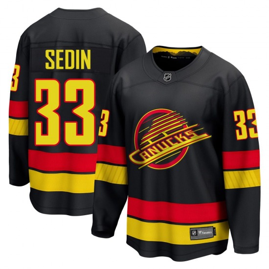 Henrik Sedin Vancouver Canucks Fanatics Breakaway Black Alternate Jersey