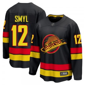 Stan Smyl Vancouver Canucks Fanatics Breakaway Black Alternate Jersey