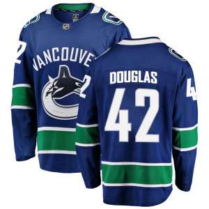 Youth Curtis Douglas Vancouver Canucks Fanatics Branded Breakaway Blue Home Jersey