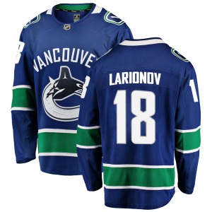 Youth Igor Larionov Vancouver Canucks Fanatics Branded Breakaway Blue Home Jersey