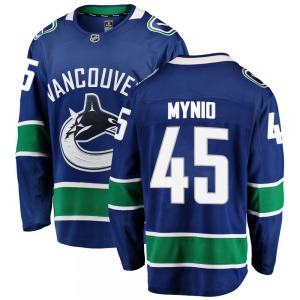Youth Sawyer Mynio Vancouver Canucks Fanatics Branded Breakaway Blue Home Jersey
