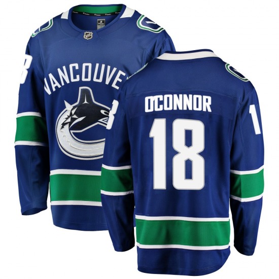 Youth Drew O'Connor Vancouver Canucks Fanatics Branded Breakaway Blue Home Jersey
