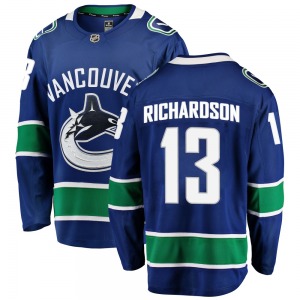 Youth Brad Richardson Vancouver Canucks Fanatics Branded Breakaway Blue Home Jersey