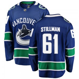 Youth Chase Stillman Vancouver Canucks Fanatics Branded Breakaway Blue Home Jersey